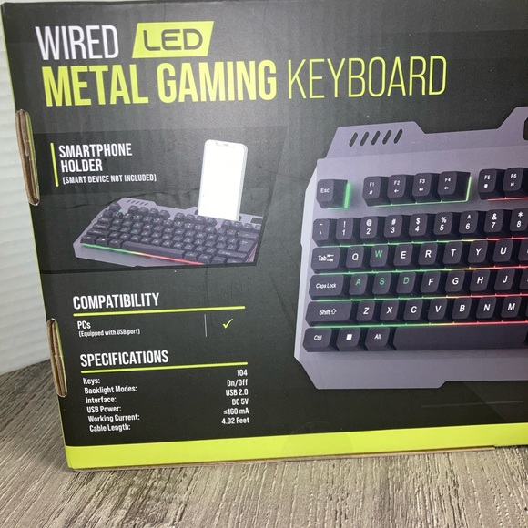 Titan LED Metal Gaming Keyboard - Picture 4 of 6